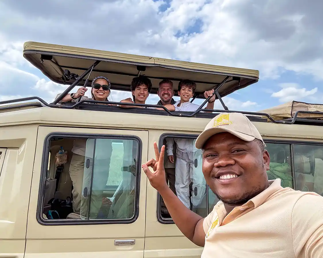 Our safari guide Omary from Luna Safari