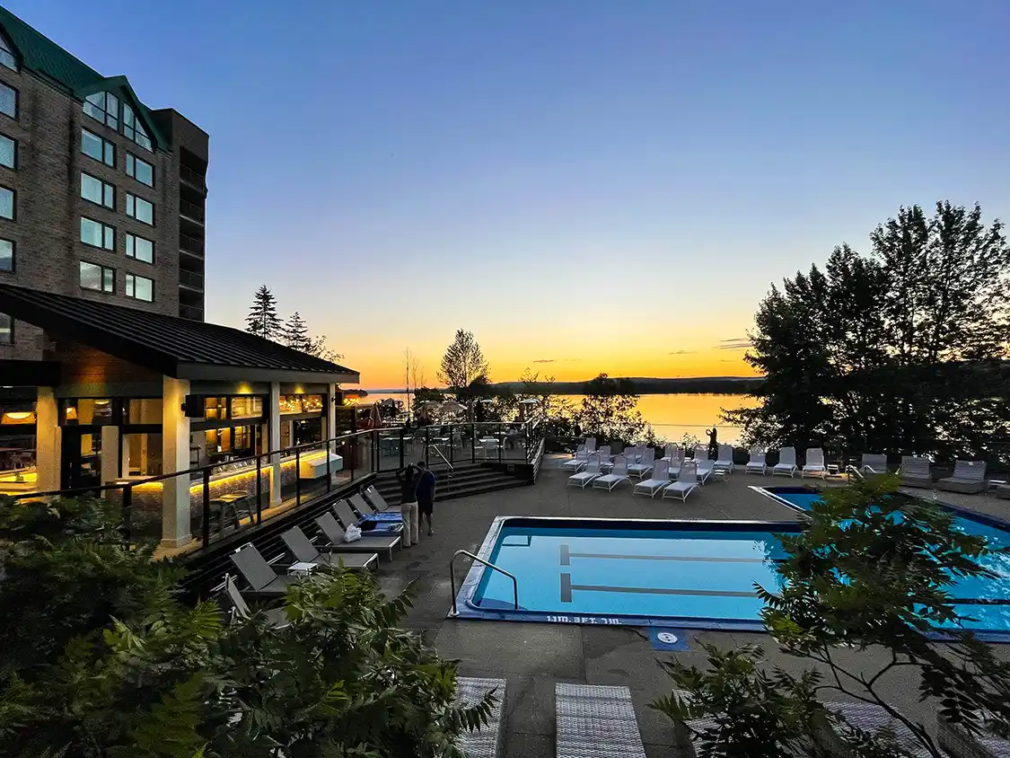 Drift Patio at the Delta Fredericton Waterfront Hotel
