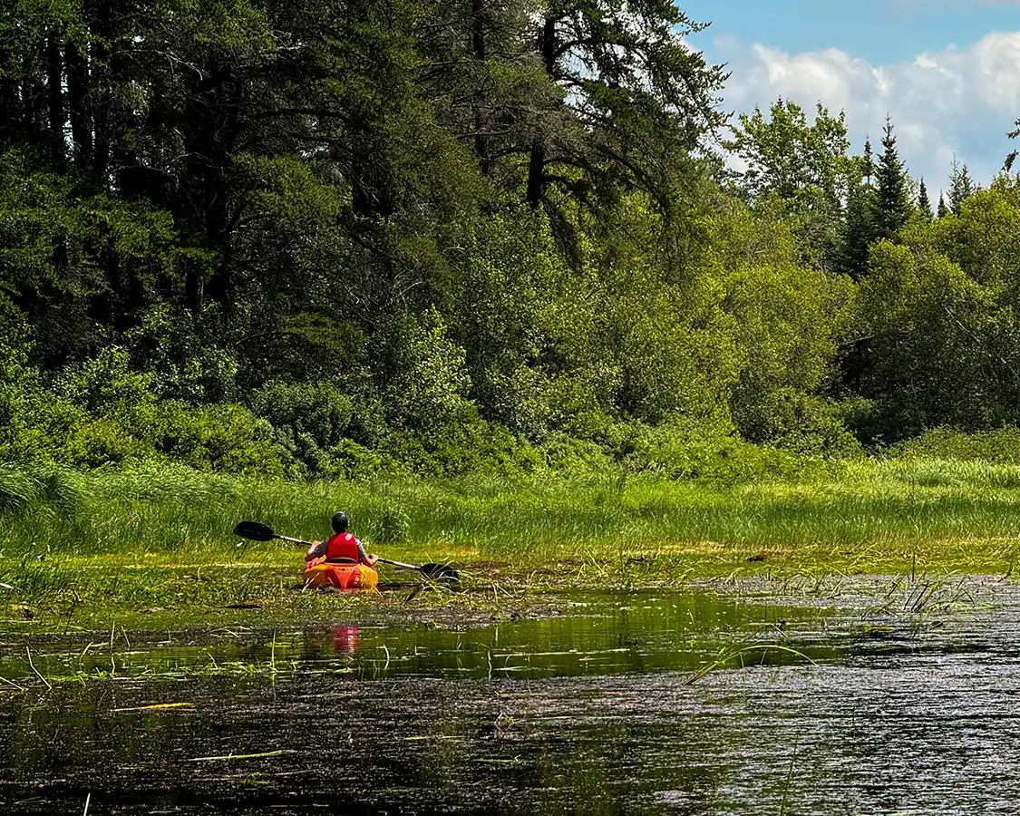 Kayaking the Stewart Mcleod Loop in Chipman New Brunswick