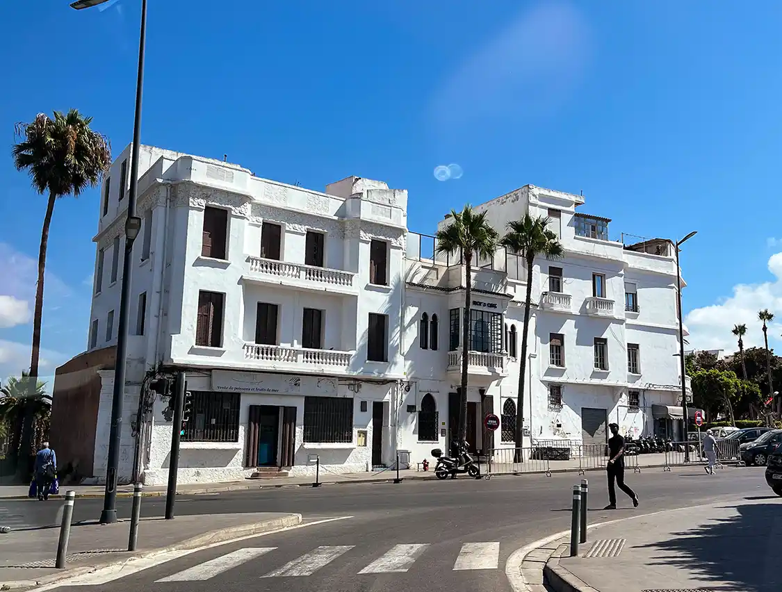 Ricks Cafe Building in Casablanca Morocco