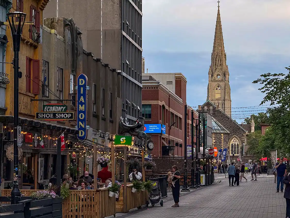 Barrington Street in downtown Halifa