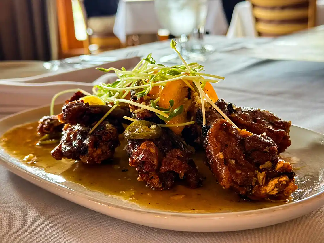 Duck Wings at Maple Leaf Steak and Seafood